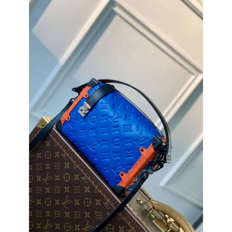 LV M21709 Louis Vuitton Boční Kufr PM Taška Modrá