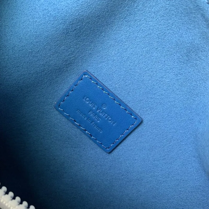 LV M21709 Louis Vuitton Boční Kufr PM Taška Modrá