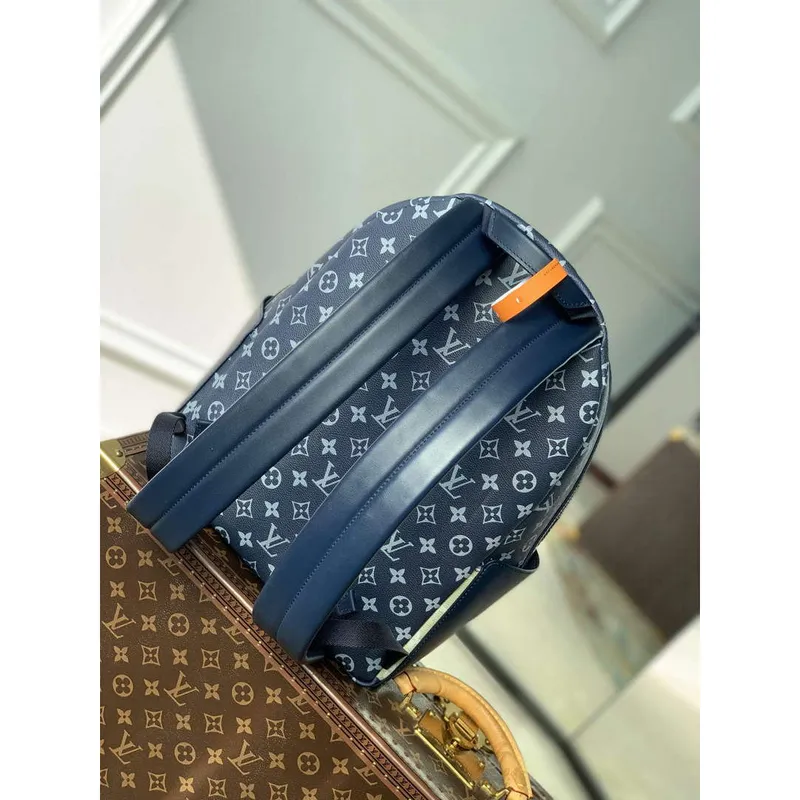 LV M46553 Louis Vuitton Batoh Discovery Modrý