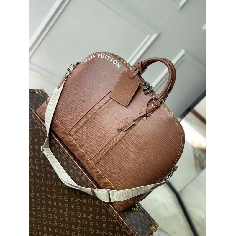 LV M23102 Louis Vuitton Alma Travel GM Taška Cognac