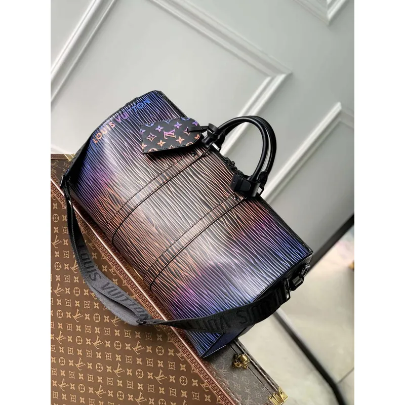 LV M23174 Louis Vuitton Keepall Bandoulière 50 Taška Gradient Electric Sun