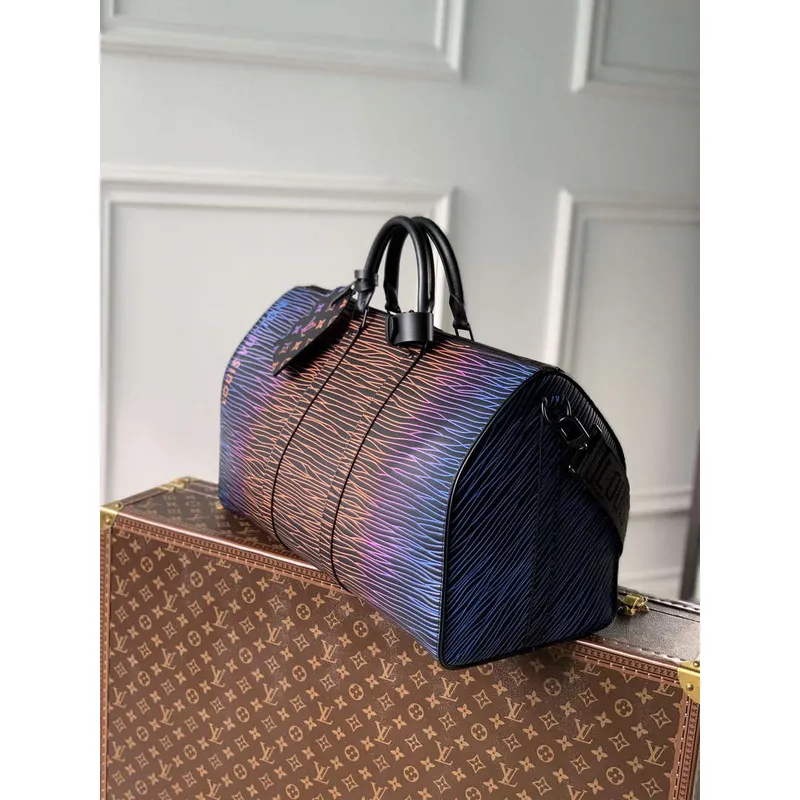 LV M23174 Louis Vuitton Keepall Bandoulière 50 Taška Gradient Electric Sun