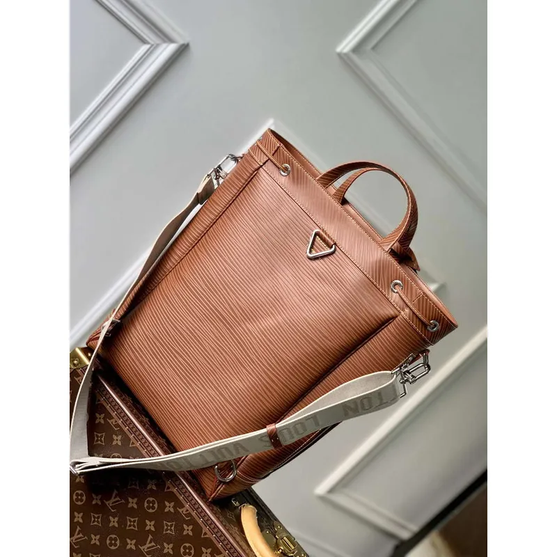 LV M23117 Louis Vuitton Maxi Noé Sling Bag Cognac