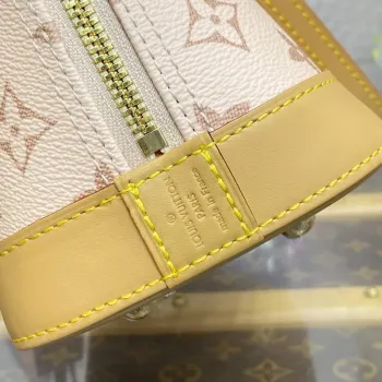 LV M23502 Louis Vuitton Alma BB Taška Béžová/Okrová