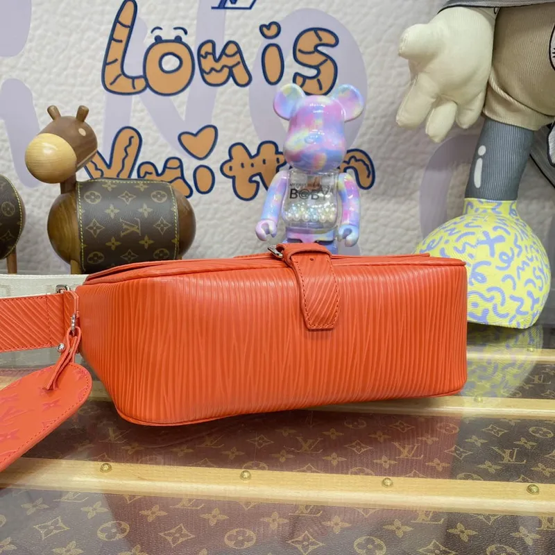 LV M23097 Louis Vuitton Montsouris Messenger Bag Oranžová