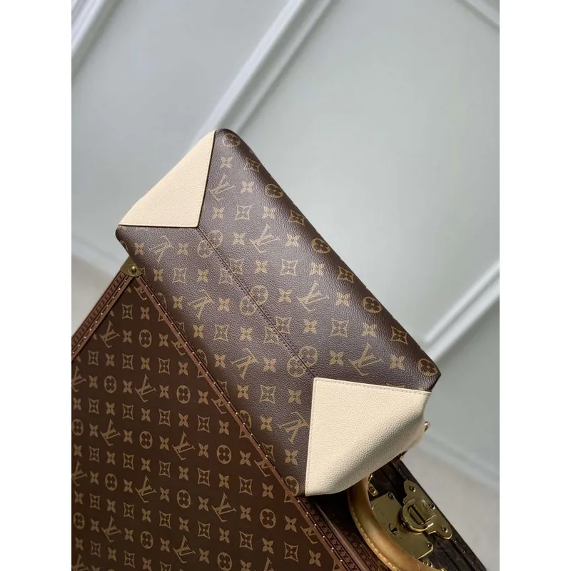 LV M46508 Louis Vuitton Vend me MM Taška Bílá