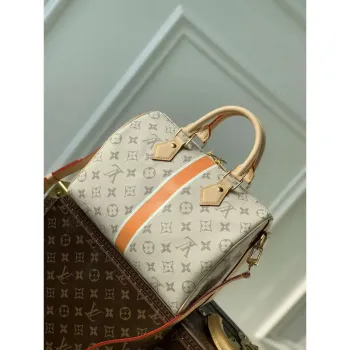 LV M46749 Louis Vuitton Speedy Bandoulière 25 Kabelka Béžová/Ocher
