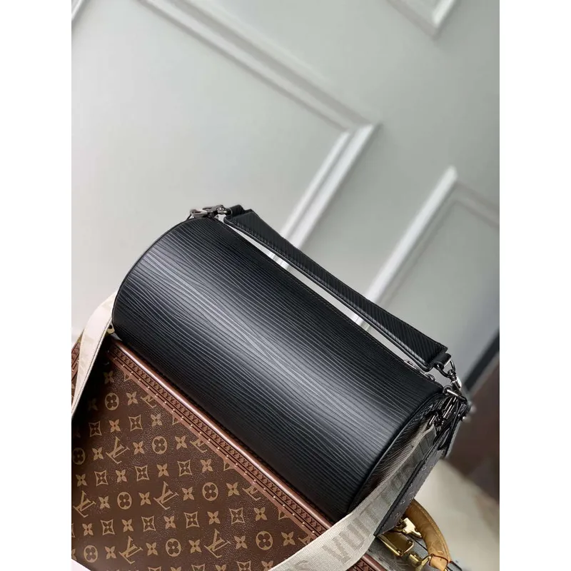 LV M23092 Louis Vuitton Soft Polochon Křížová taška Černá