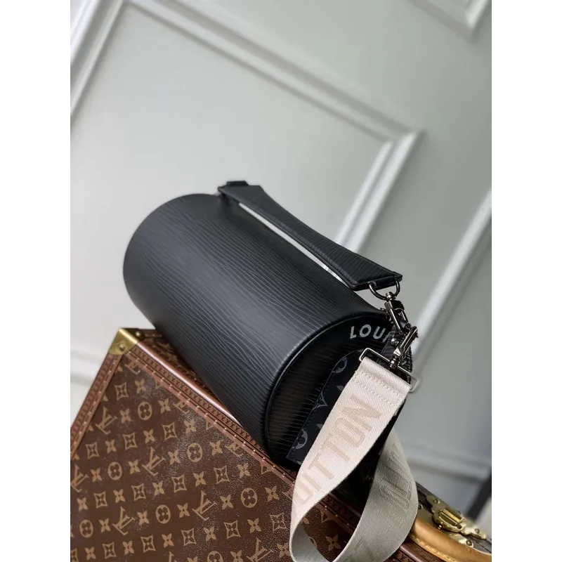 LV M23092 Louis Vuitton Soft Polochon Křížová taška Černá