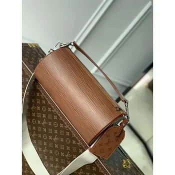 LV M23092 Louis Vuitton Soft Polochon Křížová taška Cognac