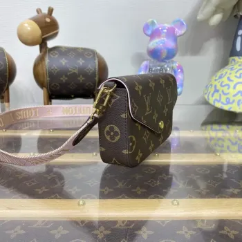 LV M80091 Louis Vuitton Félicie Strap & Go Taška Růžová