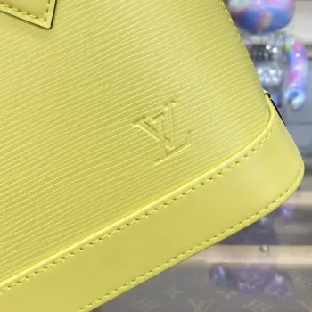 LV M22213 Louis Vuitton Alma BB Epi Kabelka Jaune Plume Žlutá