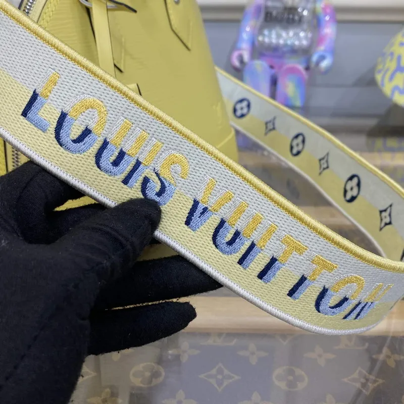 LV M22213 Louis Vuitton Alma BB Epi Kabelka Jaune Plume Žlutá