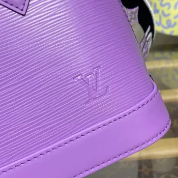 LV M22642 Louis Vuitton Alma BB Epi Kabelka Lilas Provence Levandulová