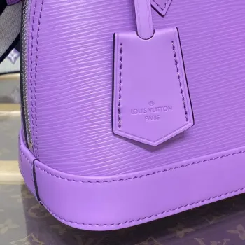 LV M22642 Louis Vuitton Alma BB Epi Kabelka Lilas Provence Levandulová