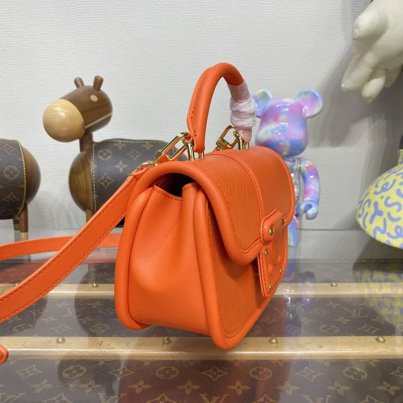 LV M22723 Louis Vuitton Taška Hide and Seek Oranžová