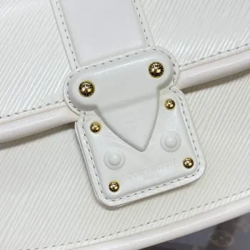 LV M22720 Louis Vuitton Taška Hide and Seek Quartz bílá