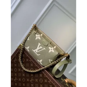 LV M80399 Louis Vuitton Multi Pochette Accessoires Taška Zelená tráva