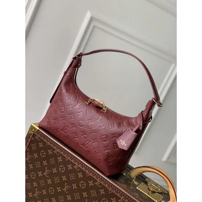LV M46610 Louis Vuitton Taška Sac Sport Vínově červená