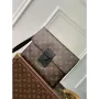 LV M82598 Louis Vuitton Pochette S Lock Hnědá