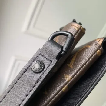LV M82598 Louis Vuitton Pochette S Lock Hnědá