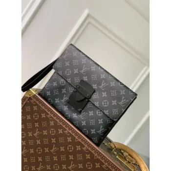 LV M82598 Louis Vuitton Pochette S Lock Černá