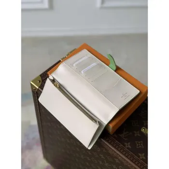 LV M82512 Louis Vuitton LV Vertikální peněženka Vert Noto Green