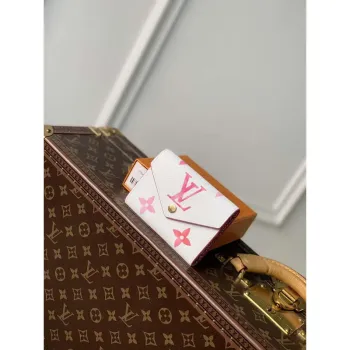 LV M82406 Louis Vuitton Victorine Peněženka Růžová