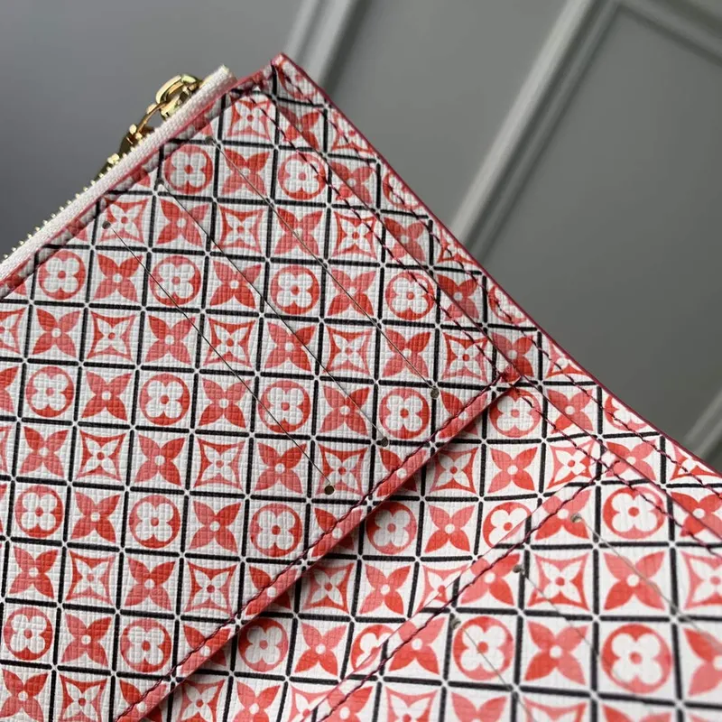 LV M82406 Louis Vuitton Victorine Peněženka Růžová