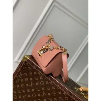 LV M23074 Louis Vuitton Twist PM Kabelka Růžová