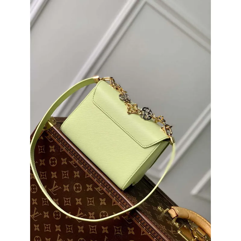 LV M22768 Louis Vuitton Twist PM Kabelka Vert Noto Zelená