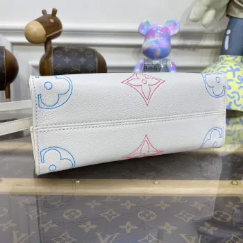 LV M46629 Louis Vuitton OnTheGo PM Kabelka Béžová