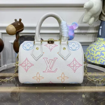 LV M46667 Louis Vuitton Speedy Bandoulière 20 Kabelka Béžová