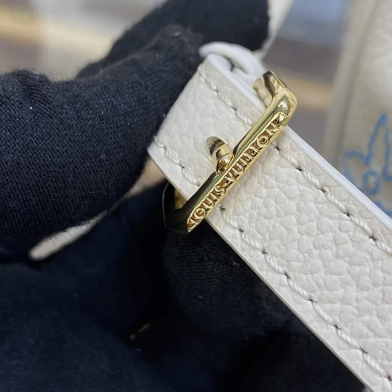 LV M23088 Louis Vuitton Nano Noé Kabelka Béžová