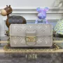 LV M22955 Louis Vuitton Dauphine East West Kabelka Khaki