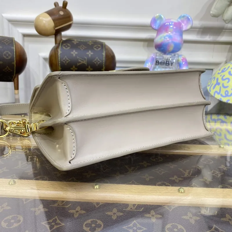 LV M22955 Louis Vuitton Dauphine East West Kabelka Khaki