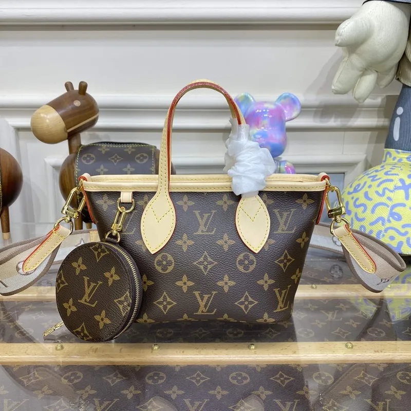 LV M46705 Louis Vuitton Neverfull BB Kabelka Béžová