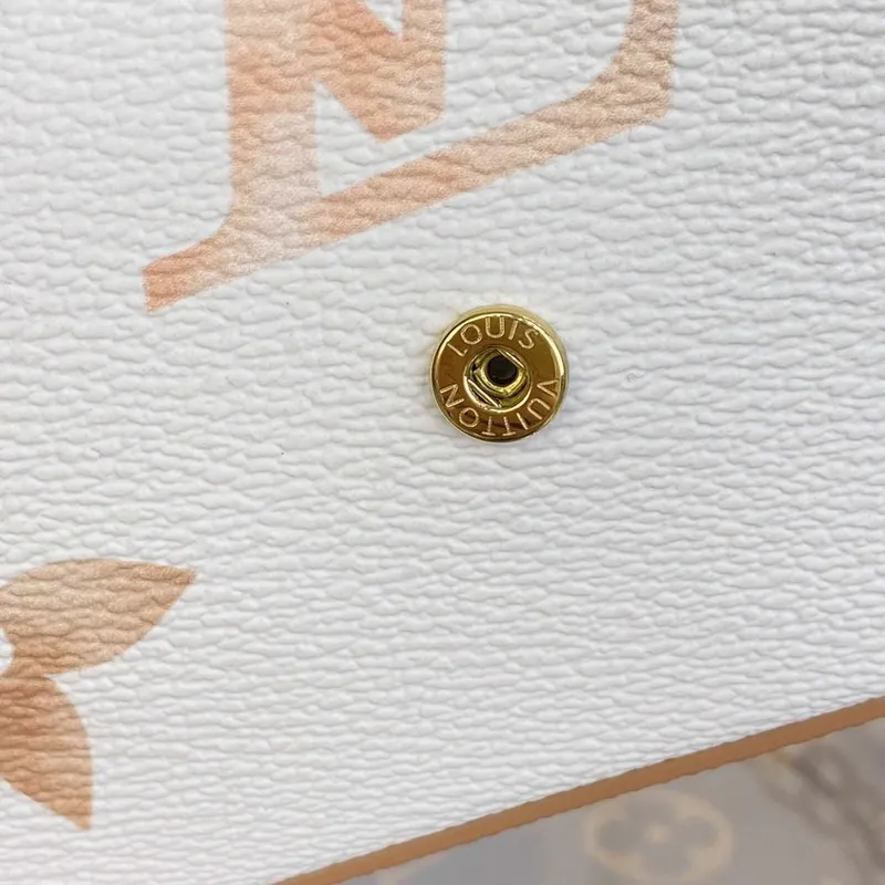 LV M82520 Louis Vuitton Felicie Pochette Monogram Empreinte Taška Béžová