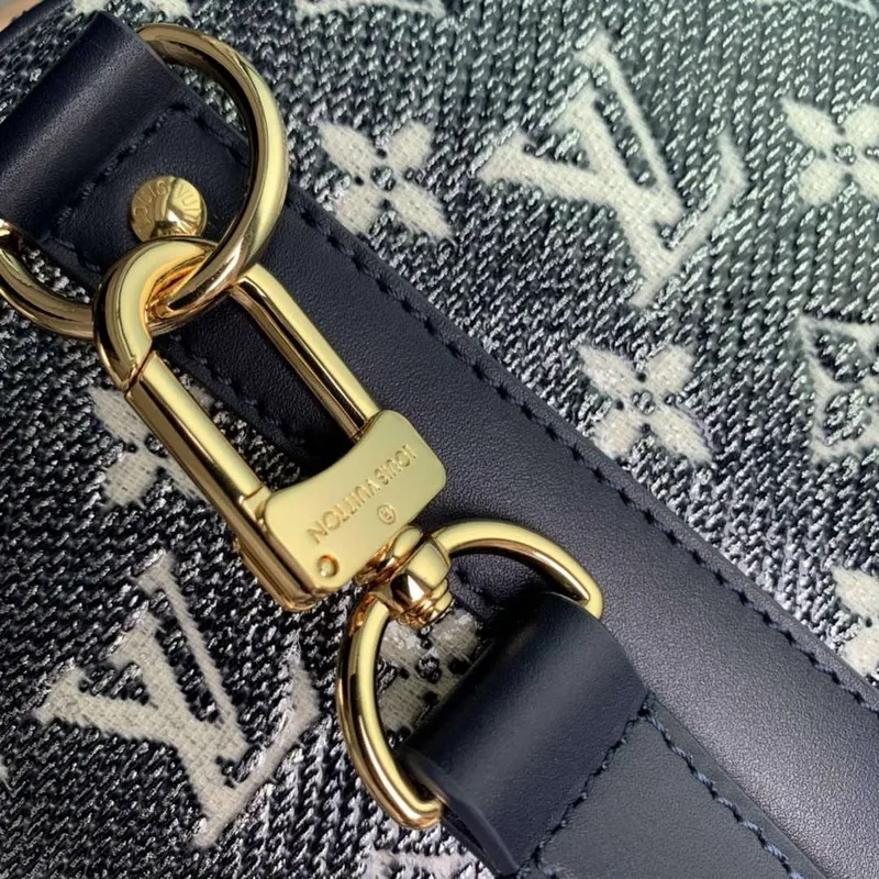 LV M22923 Louis Vuitton Keepall Bandoulière 45 Taška Modrá
