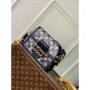 LV M22826 Louis Vuitton Mini Dauphine Kabelka Modrá