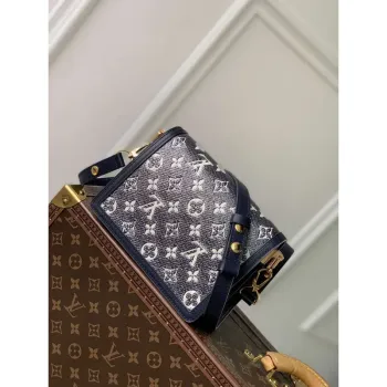 LV M22826 Louis Vuitton Mini Dauphine Kabelka Modrá