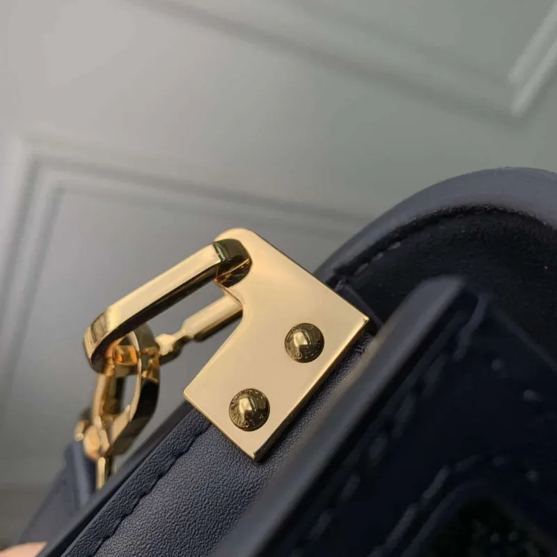 LV M22826 Louis Vuitton Mini Dauphine Kabelka Modrá