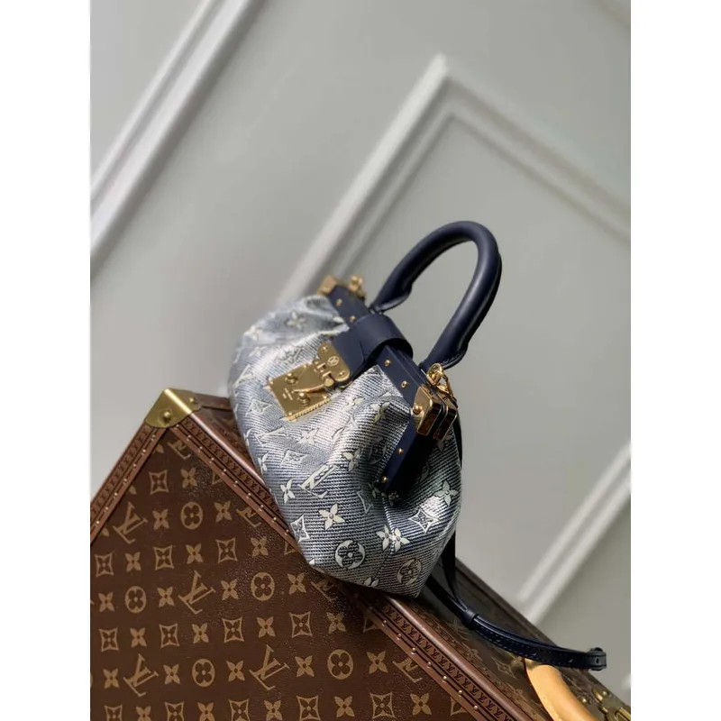 LV M46544 Louis Vuitton Monogram Kapsička Modrá