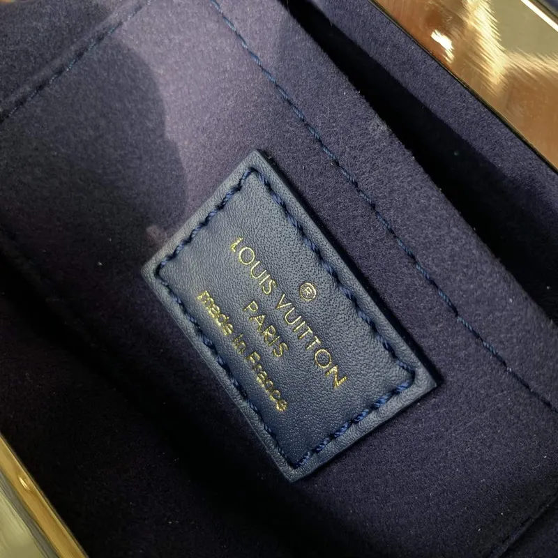 LV M46544 Louis Vuitton Monogram Kapsička Modrá