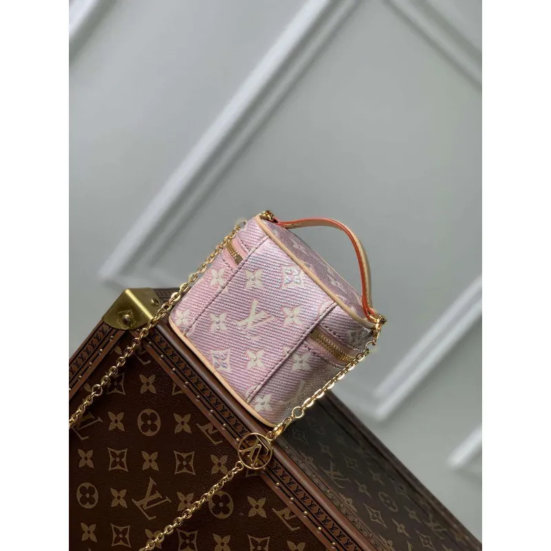LV M82527 Louis Vuitton Micro Vanity Kabelka Růžová
