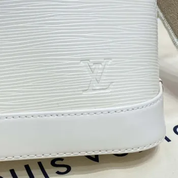 LV M40304 Louis Vuitton Alma BB Epi Kabelka Bílá