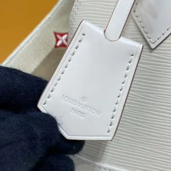 LV M40304 Louis Vuitton Alma BB Epi Kabelka Bílá