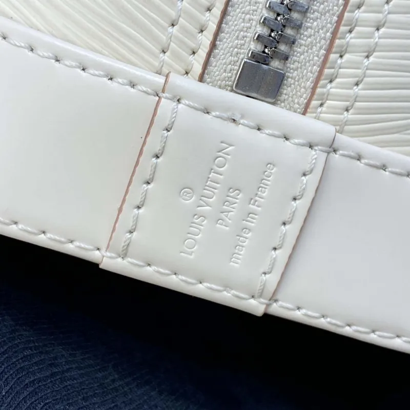 LV M40304 Louis Vuitton Alma BB Epi Kabelka Bílá