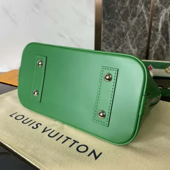 LV M40862 Louis Vuitton Alma BB Epi Kabelka Zelená