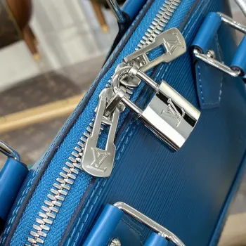 LV M20609 Louis Vuitton Alma BB Epi Kabelka Tyrkysově Zelená